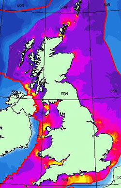 UK Tidal energy resources - Crown copyright